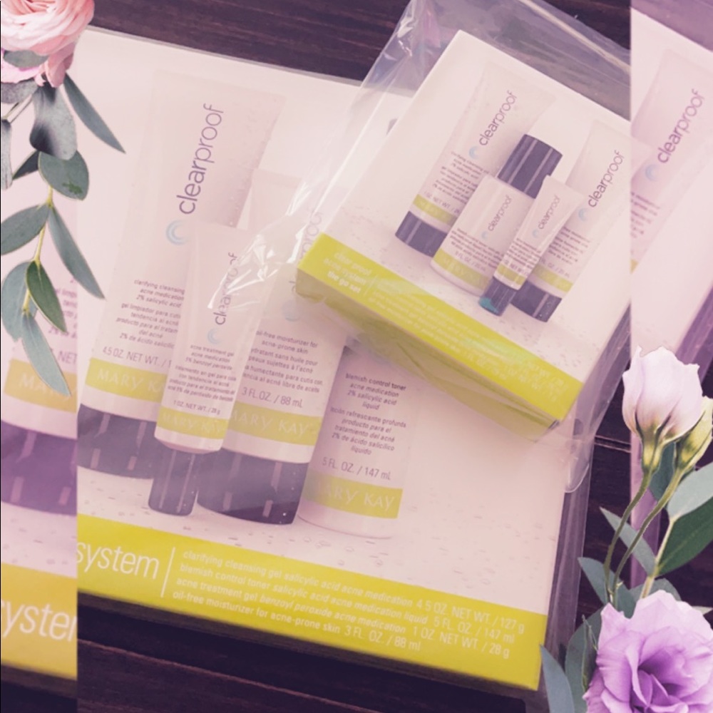 Clear Proof Acne Set and To Go Set